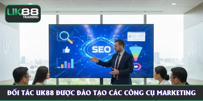 Đối tác UK88 được đào tạo các công cụ marketing